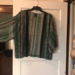 This is a used Polyester cardigan